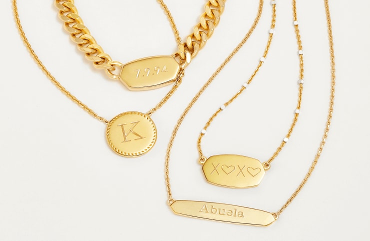 Engraved kendra shop scott necklace